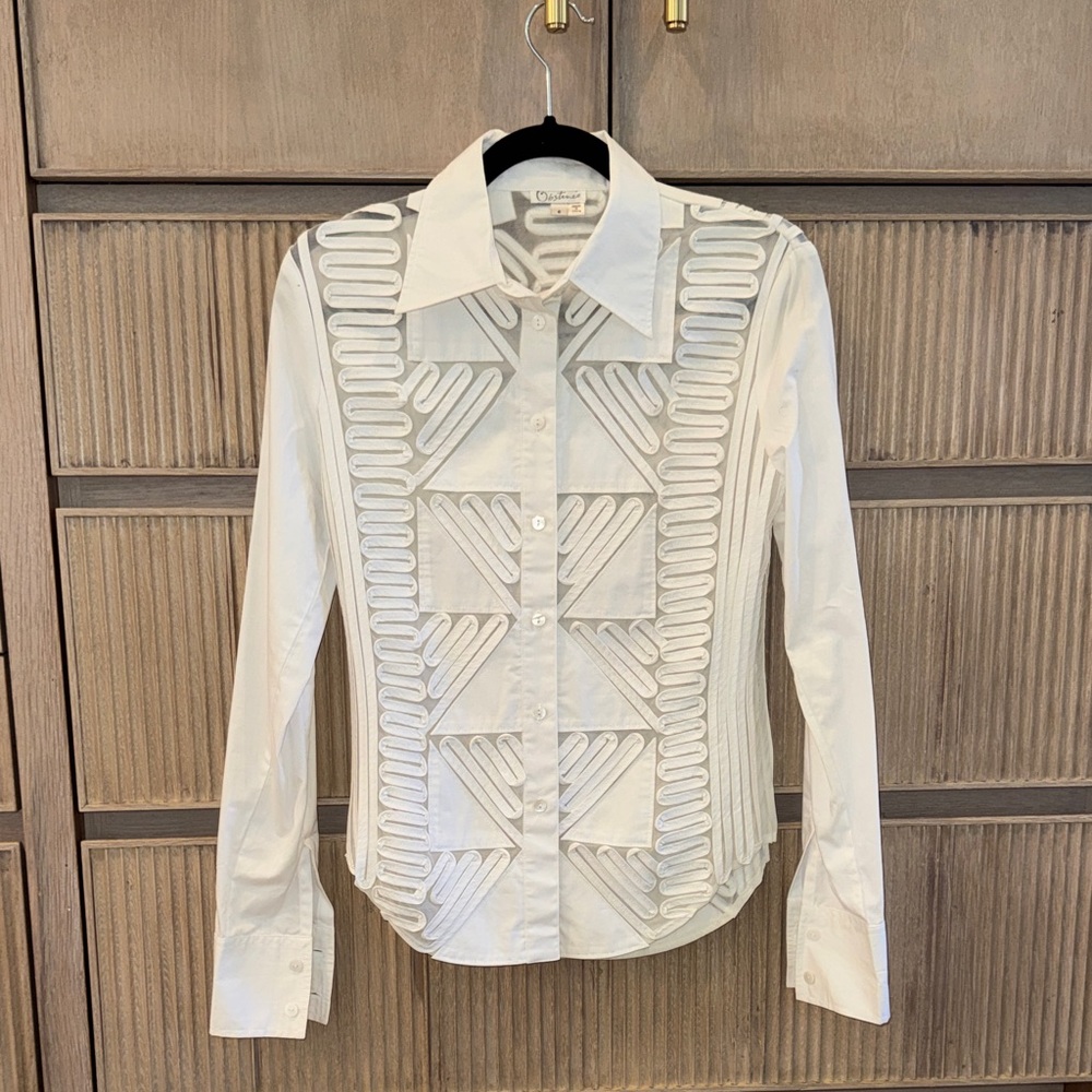 Elegant White button up Shirt